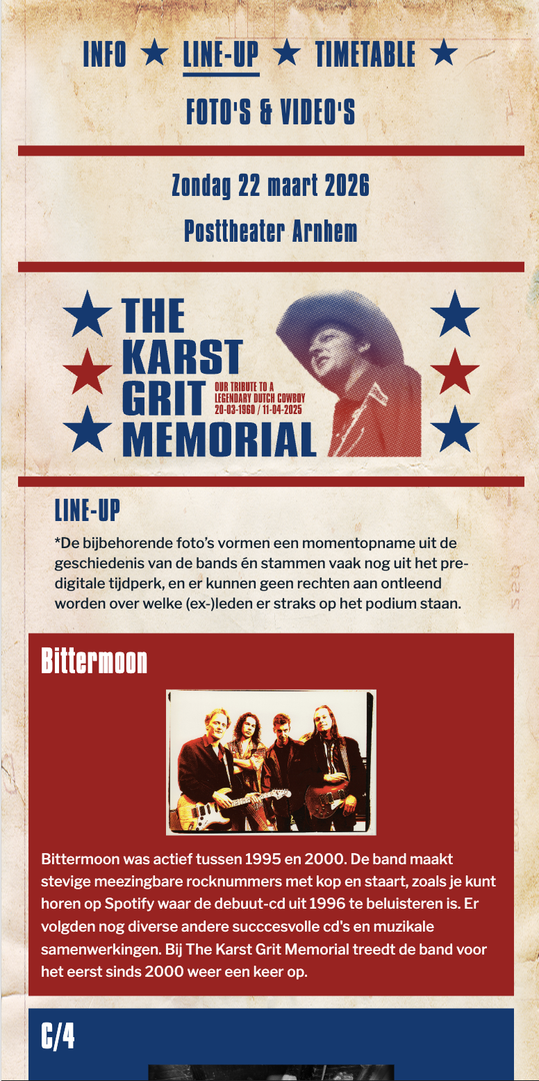 Visual design van de TKGM website
